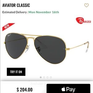 Ray-Ban Aviator Classic Polarized